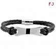 08.50 INCH NONE 3MM LEATHER BRACELET