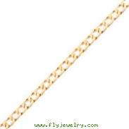 10K Gold 5mm 8 Inch Fancy Polished Link Bracelet