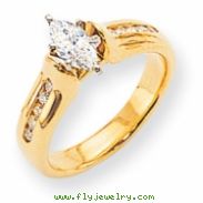 14k A Diamond engagement ring
