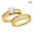 14k AAA Diamond engagement ring