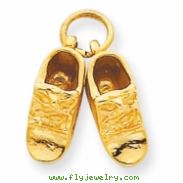14k Baby Shoes Charm