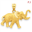 14k Elephant Pendant