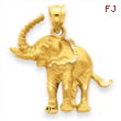 14k Elephant Pendant