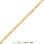 14K Gold  4.1mm Semi-Solid Anchor Chain