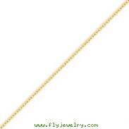 14K Gold 1.6mm Cable Chain