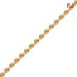 14K Gold 4mm Diamond-Cut Rope with Lobster Clasp Chain