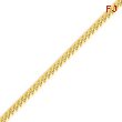 14K Gold 5mm Domed Curb Chain