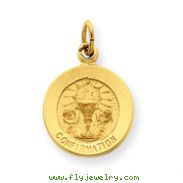 14K Gold Confirmation Charm