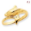 14K Gold Dolphin Ring