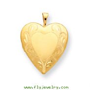 14k Gold Filled 2-Frame Heart Locket