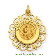 14K Gold First Holy Communion Charm
