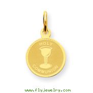 14K Gold Holy Communion Charm