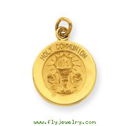 14K Gold Holy Communion Charm