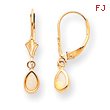 14K Gold Opal Earrings - October