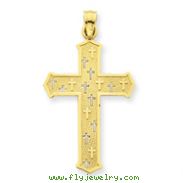 14K Gold Passion Cross Pendant