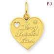 14K Gold Very Special Aunt Charm