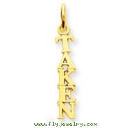 14K GoldTalking - Taken Charm