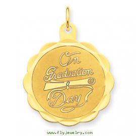 14k Graduation Day with Diploma Charm