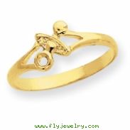 14k Pacifier Baby Ring