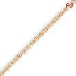 14k Rose Gold 1.1mm Rope Chain