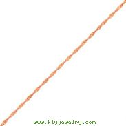 14K Rose Gold 1.75mm Singapore Chain