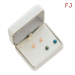 14K Three Pair Box Set Cultured Pearl Earrings