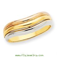 14K Tri-Color Gold Fancy Ring