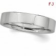 14K White Gold Flat Comfort Fit Band