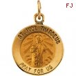 14K Yellow 12.00 MM St. Jude Thaddeus Medal