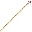 14K Yellow Gold & Sterling Silver 3.6mm Diamond Cut Rope Chain
