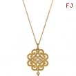 14K Yellow Gold 18.00 Inch Diamond Necklace