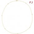 14K Yellow Gold 24.00 Inch Diamond Necklace