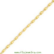 14K Yellow Gold 2.5mm Marquise Bracelet