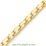 14K Yellow Gold 8.25mm Fancy Geometric Link Bracelet