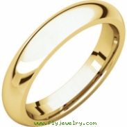 14kt Yellow 04.00 mm Comfort Fit Band