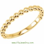 14kt Yellow Stackable Ring