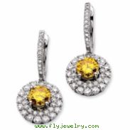 14kw Emma Grace Round Cultured Diamond Earrings