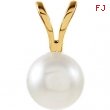 14KY 05.00 MM P CULTURED PEARL PENDANT