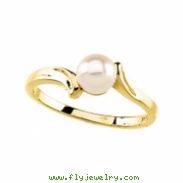 14KY 05.50 MM P CULTURED PEARL RING