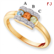 14KY Family Jewelry Diamond Semi-Set Ring