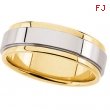 14KY_14KW_14KY SIZE 7 P TWO TONE DESIGN BAND