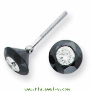 1.50ct. White Night Diamond Stud Earrings AA Quality