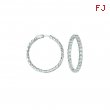 20 Pointer hoop earrings/patented snap lock