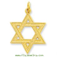 24k Gold-plated Sterling Silver Star of David Pendant