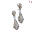 Alesandro Menegati 18K Accented Sterling Silver Earrings with Diamonds