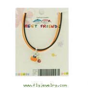 Children's "Best Friends" Pumpkin Necklace