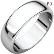 Continuum Sterling Silver 06.00 mm Half Round Band