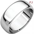 Continuum Sterling Silver 07.00 mm Half Round Band