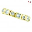 Diamond Fashion Bezel Set Ring, 14K Yellow Gold