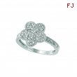 Diamond flower ring